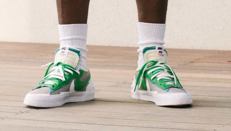 sacai x Nike Blazer Low Green
