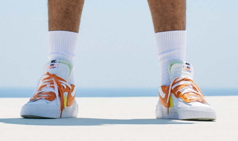 sacai x Nike Blazer Low Orange