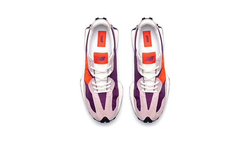 size exclusive x New Balance 327 Purple MS327ZS1 middle