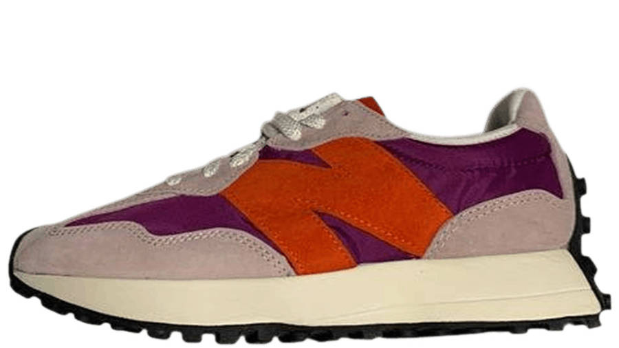 new balance 327 size red purple tan