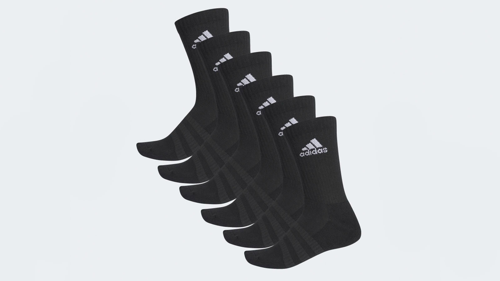 6 pack black adidas socks