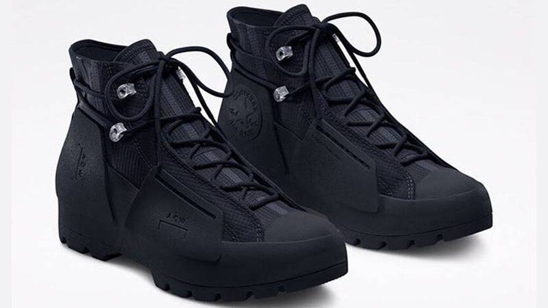 A COLD WALL X Converse Lugged Hi Black front