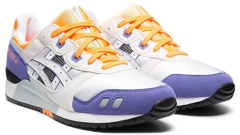 Asics gel lyte hotsell 3 white purple yellow