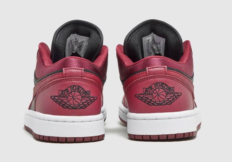 Air Jordan 1 Low Black Red Gold