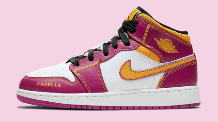 Cracked Leather Swooshes Decorate The Latest Air Jordan 1 Mid GS