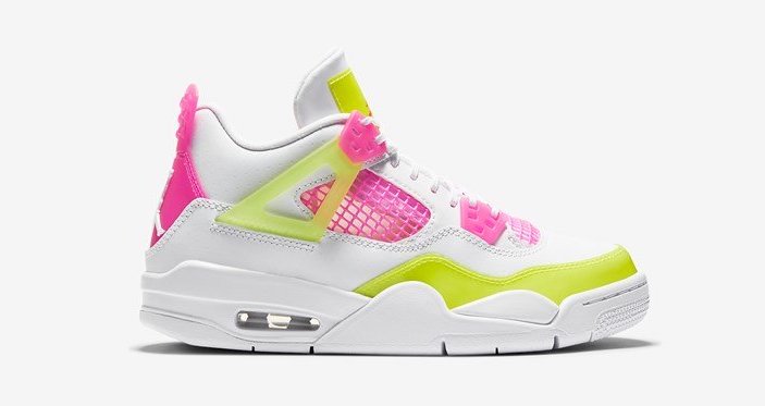 Air Jordan 4 Retro GS White Pink Blast