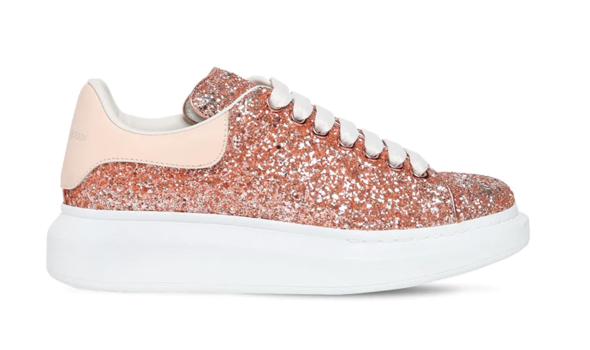 Alexander McQueen Pink Glitter Sneaker