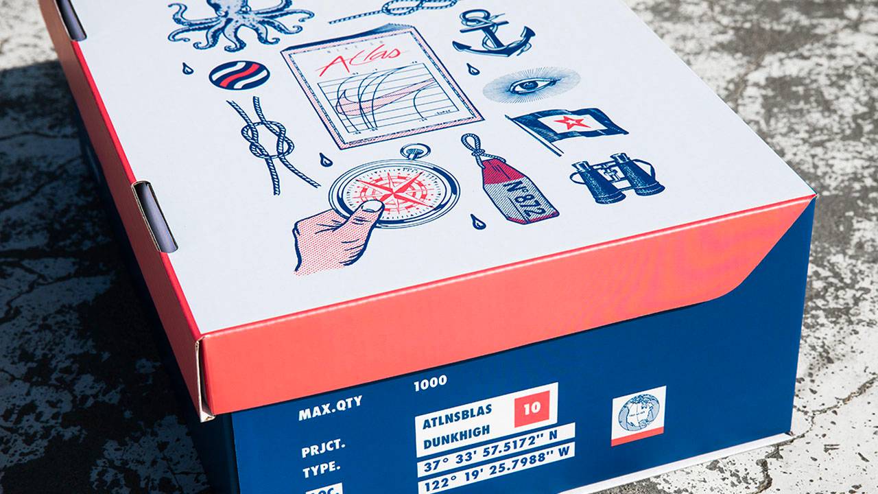 The Atlas x Nike SB Dunk High "Lost at Sea"