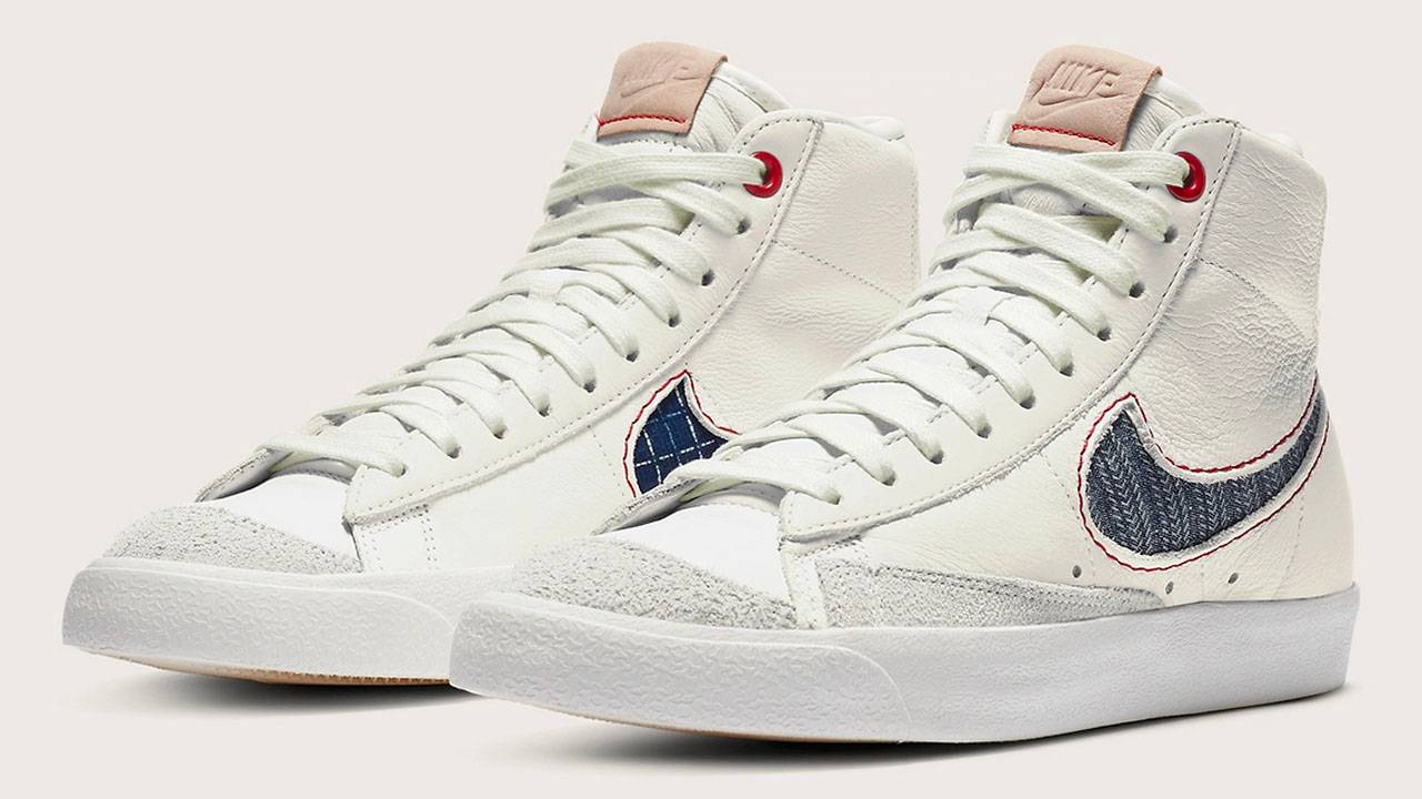 Denham x Nike Blazer Mid "Sail"
