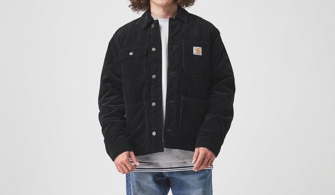 Carhartt WIP Michigan Cord Jacket Black