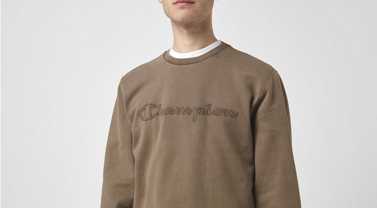 Champion Washed Sweatshirt Brown