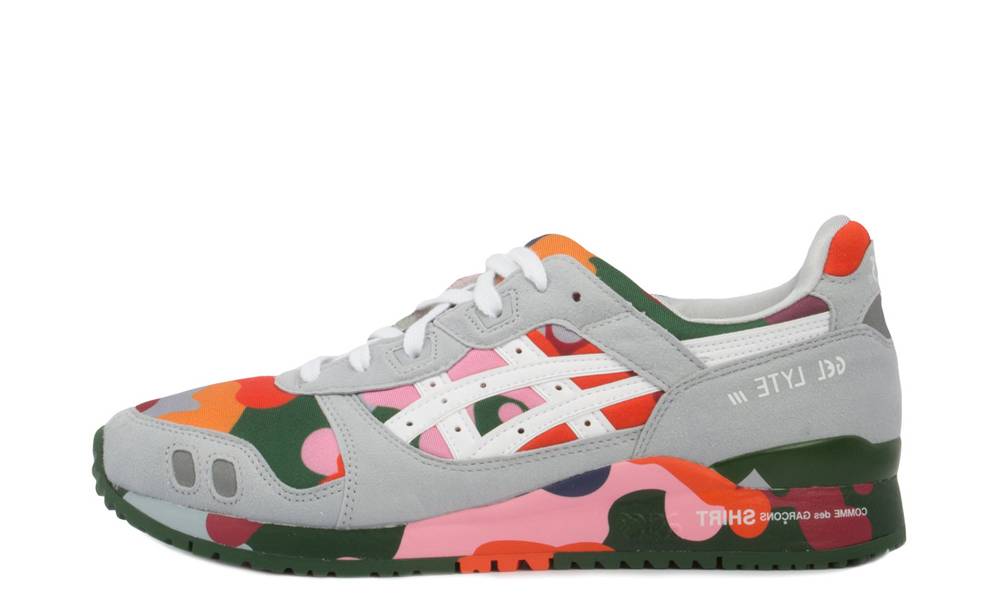 Comme Des Garcons Shirt X Asics Gel Lyte 3 Grey Multi Where To Buy W The Sole Supplier