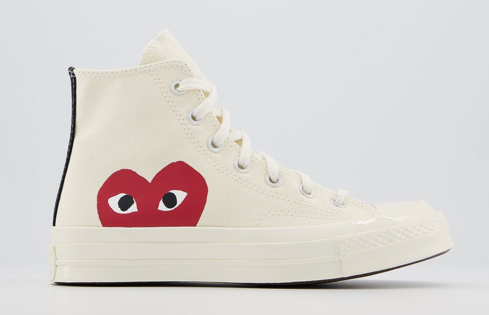 Comme des Garcons x Converse Chuck Talyor High Top Cream