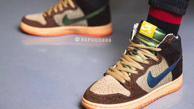 Concepts x Nike SB Dunk High Duck On Foot Top