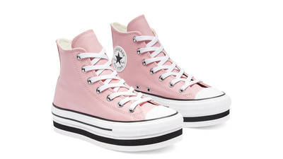 Converse Chuck Taylor All Star Leather EVA High Top Pink