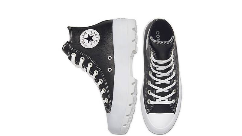 Converse Chuck Taylor All Star Lugged Winter High Top Black White 567164C middle