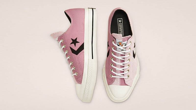 Converse Ox Star Player Reverse Terry Lotus Pink 168755C middle