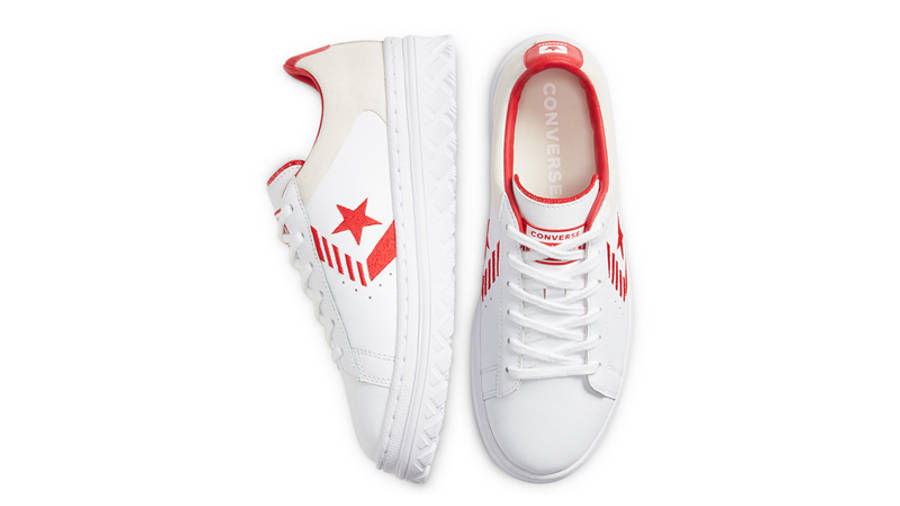 Converse Pro Leather X2 Low Top Rivals White University Red
