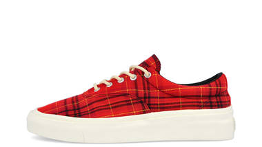 Converse Skidgrip OX Twisted Plaid Red Egret