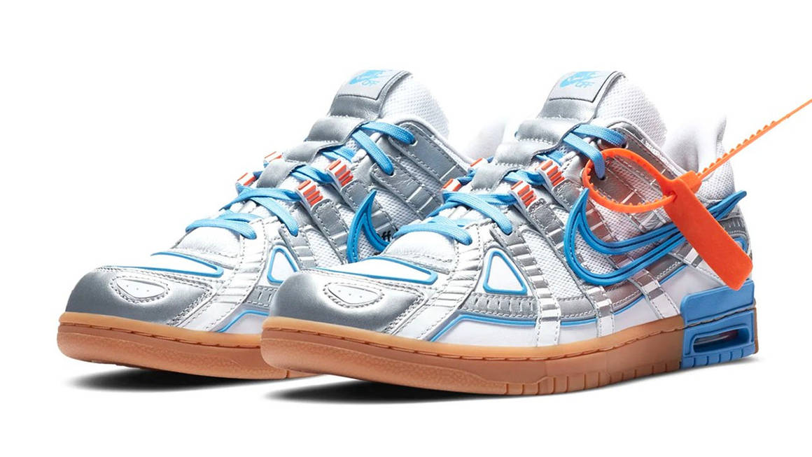 off white rubber dunk blue