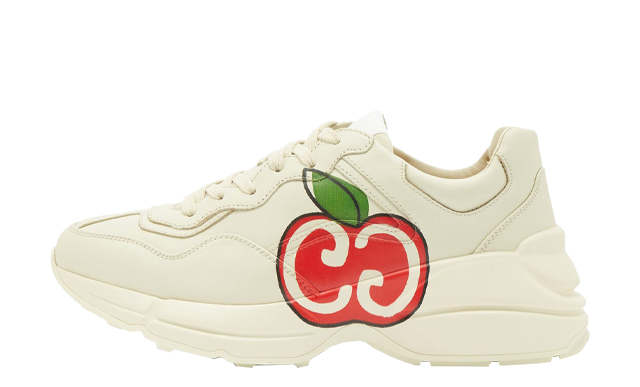 GUCCI Rhyton Apple Print White Where To Buy TBC The Sole