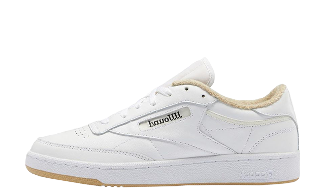 jjjjound x reebok club c 85 white beige