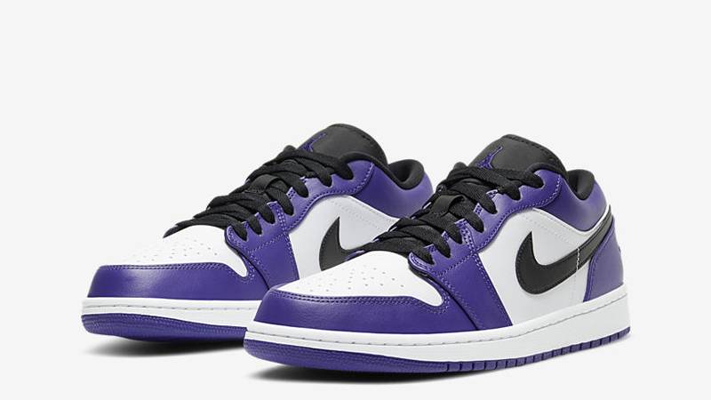 Jordan 1 Low Court Purple White | Where To Buy | 553558-500 | The