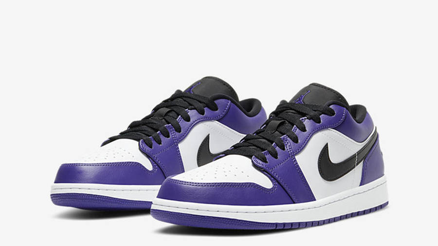 Jordan 1 Low Court Purple White Where To Buy 500 The Sole Supplier