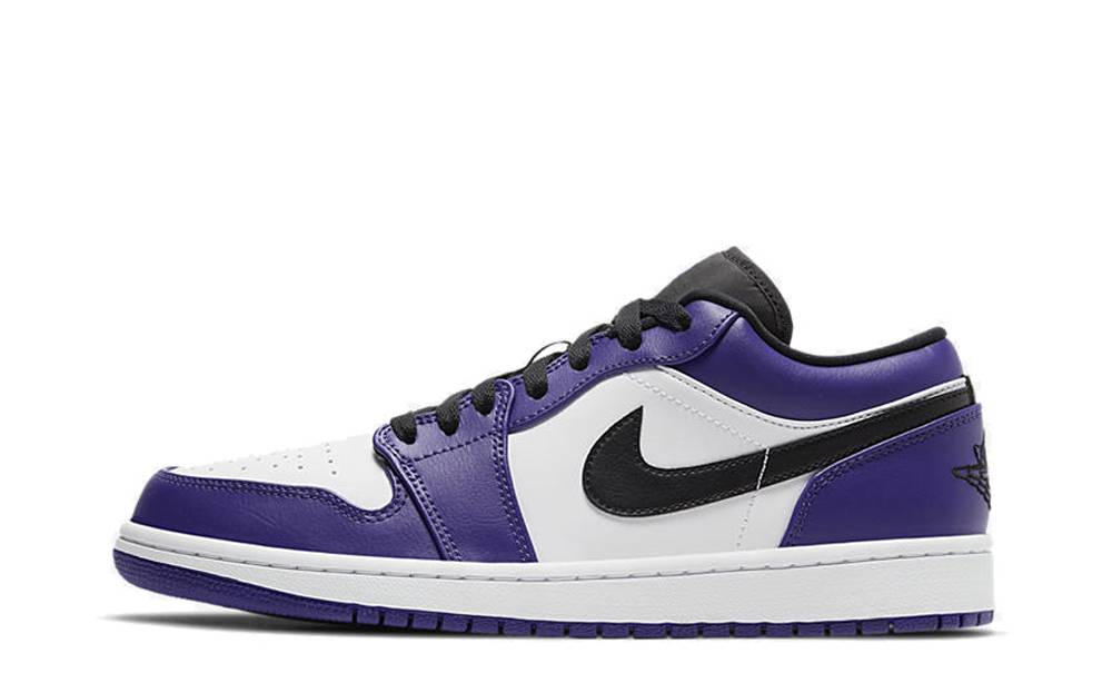 Jordan 1 Low Court Purple White | Where 