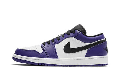 low air jordan 1 purple