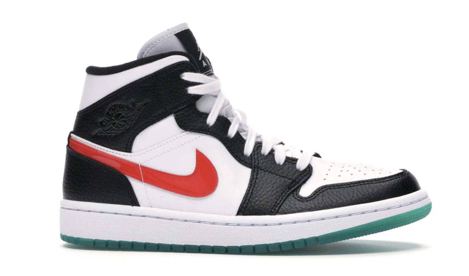 Jordan 1 Mid Alternate Swooshes Red Yellow (W)