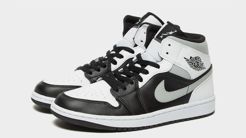 white gray and black jordans