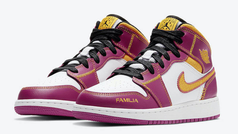 Jordan 1 Mid GS Familia Dia De Muertos (Day of The Dead)