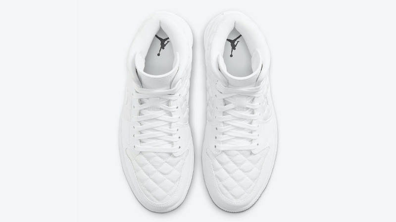 Jordan 1 Mid SE White Quilted