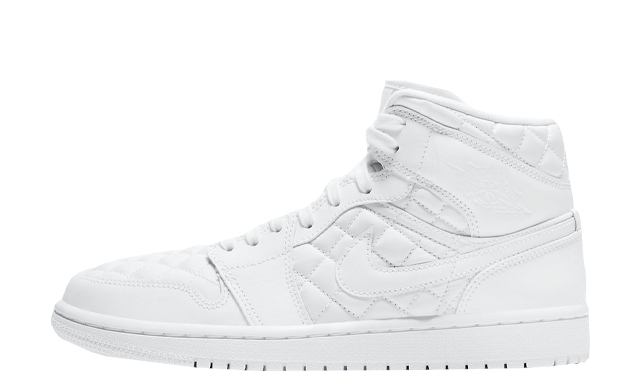 Jordan 1 Mid SE White Quilted
