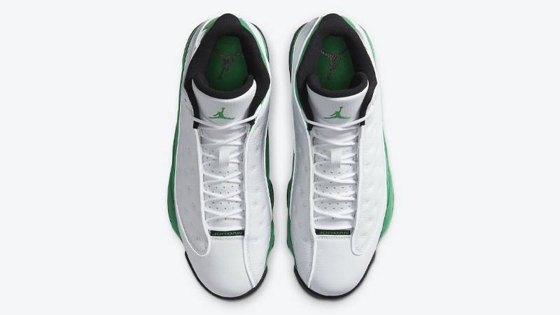 Green and hot sale white 13s