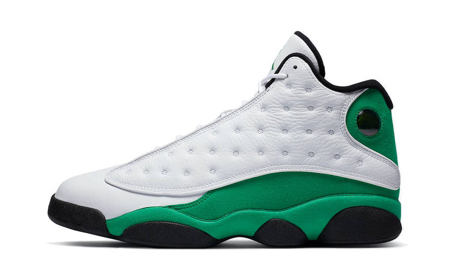 white jordans with green