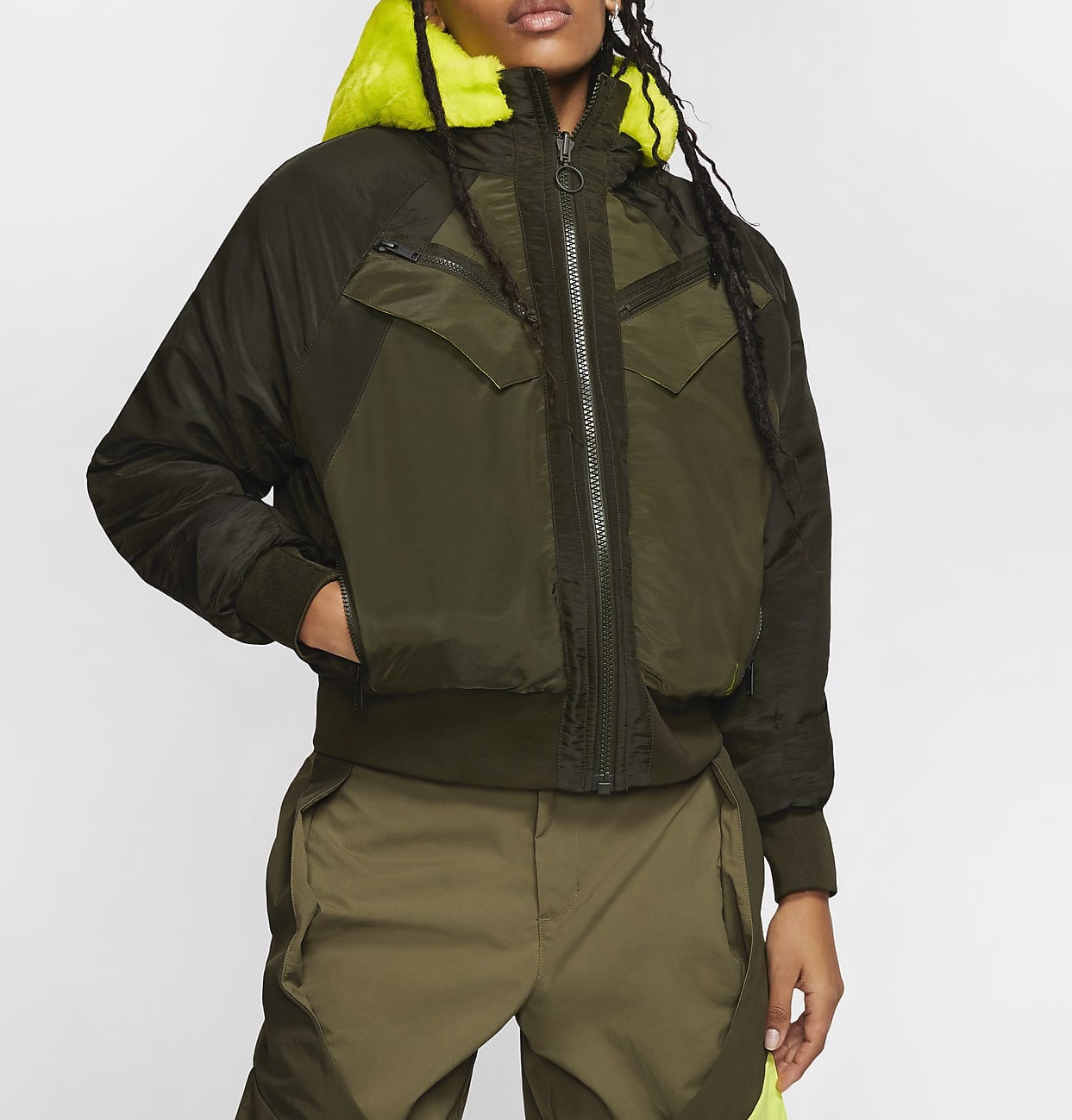 Jordan Reversible Bomber jacket Cargo Khaki