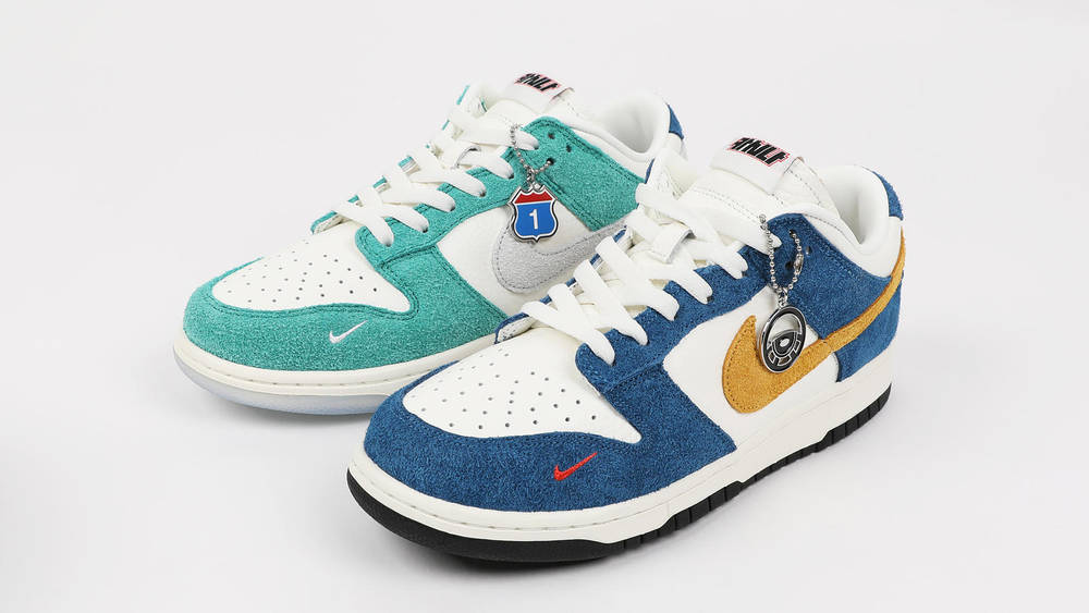 Image via Nike Official Images of the Kasina x Nike Dunk Low Surface