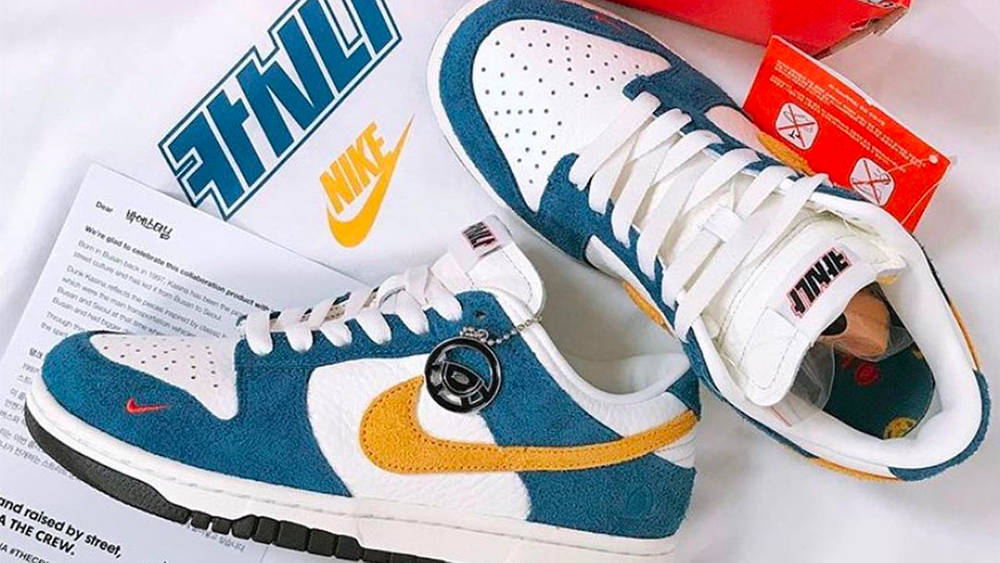 Image via esther__park Kasina x Nike Dunk Low