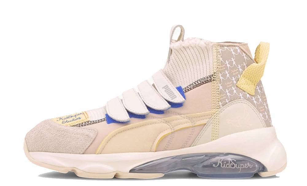 KidSuper x PUMA Cell Dome Sock Whisper White Grey | Where To Buy | 373515-01