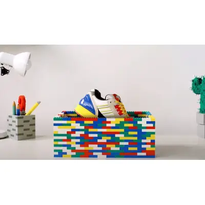 LEGO X adidas ZX 8000 Yellow Blue Lifestyle