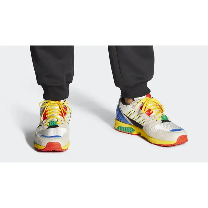 LEGO X adidas ZX 8000 Yellow Blue | Where To Buy | FZ3482 | The 