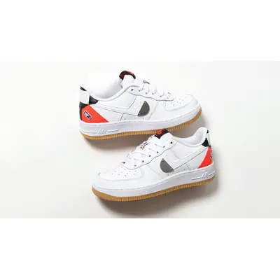 NBA x Nike Air Force 1 07 LV8 White Bright Crimson Where To Buy