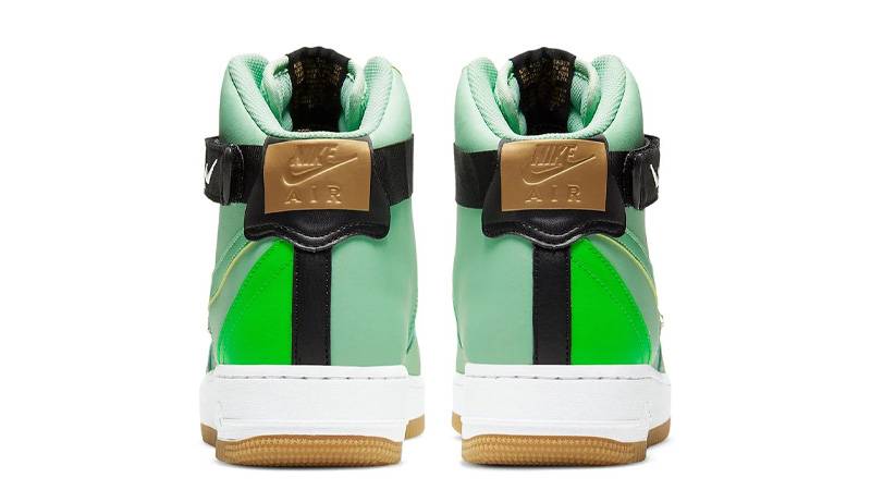 NBA x Nike Air Force 1 High Green Back
