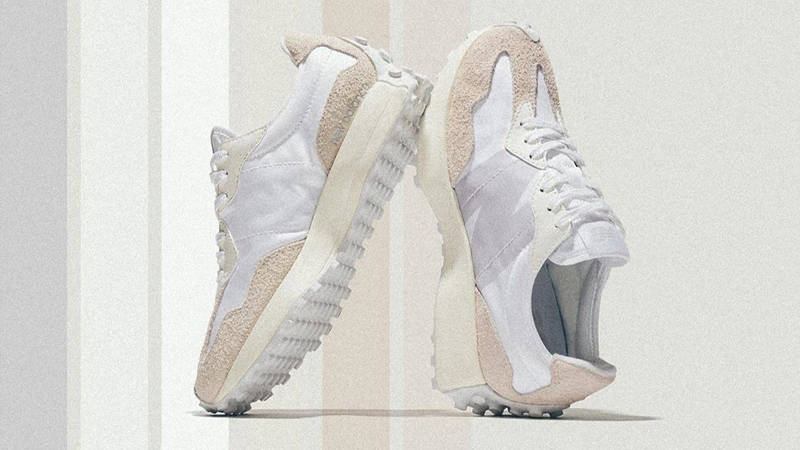 New Balance 327 Beige White