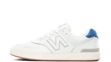 all white new balance 574