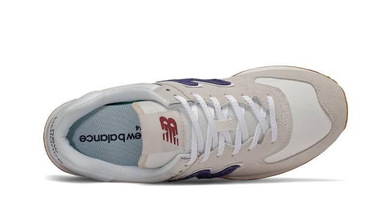 New Balance 574 Beige Purple Middle