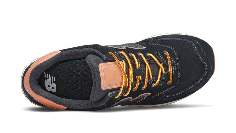 New Balance 574 Black Brown Middle