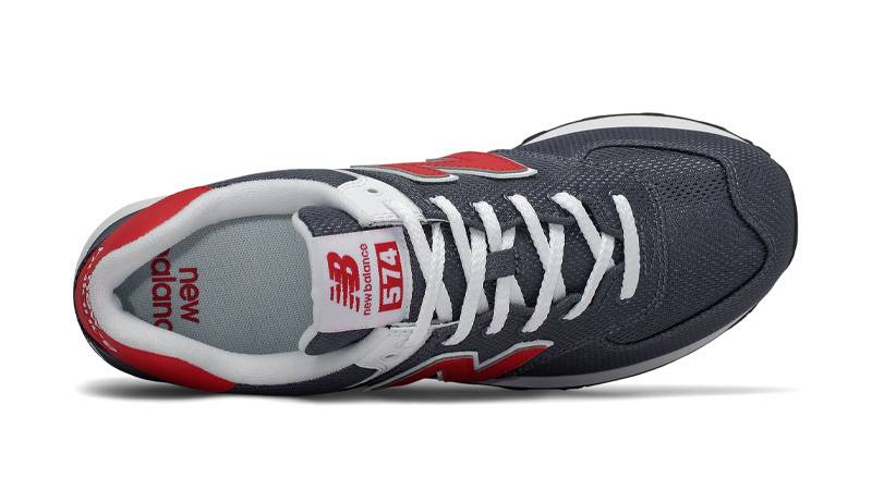 New Balance 574 Summer Mesh Blue Red Middle